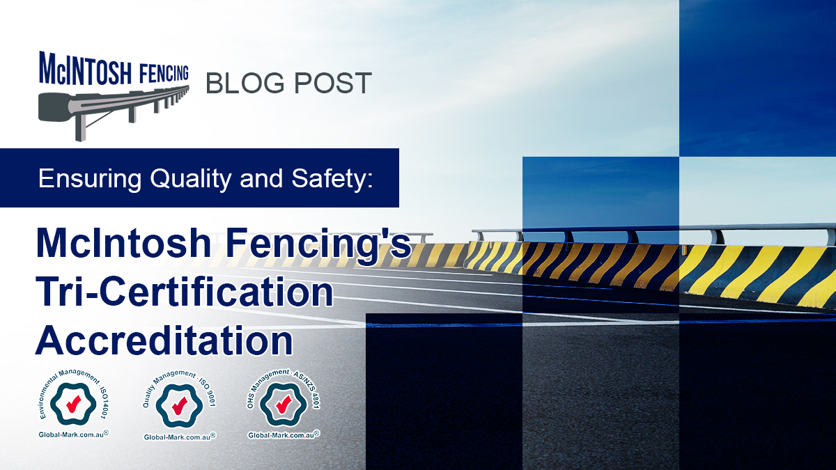 Mcintosh Fencing Tri-Certification Accreditation