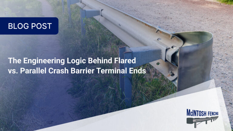 The Engineering Logic Behind Flared vs. Parallel Crash Barrier Terminal Ends